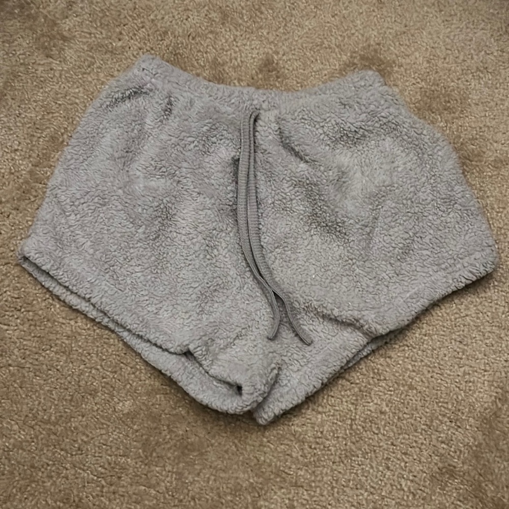SHEIN Fuzzy Oversized Shorts